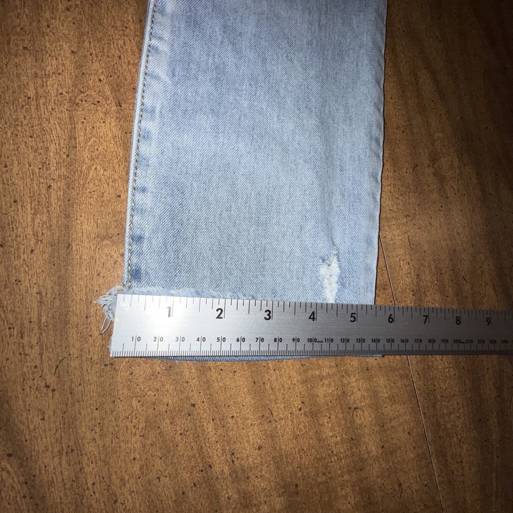 REWASH Classic Rise Vintage Reunion Cropped Jeans‎ Sz 3/26 Stretch Distressed - Picture 7 of 7